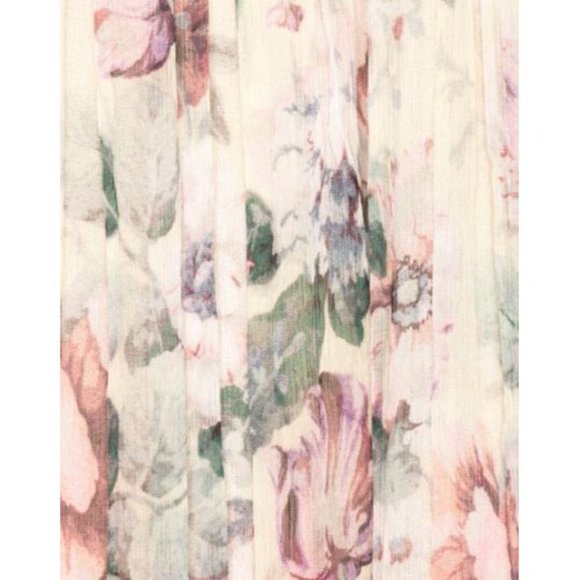 Zimmermann Floral Mini Dress - Pink and Cream - Picture 4 of 12